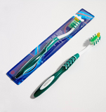 Chogan Extra Clean Toothbrush – Medium Bristles – Green & White
