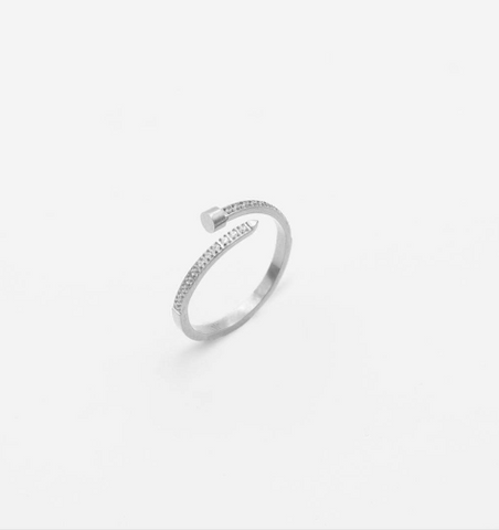 Chogan "Crystal" Ring – Stainless Steel