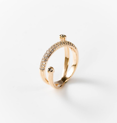 Chogan "Funny" Ring – 24K Gold Plated