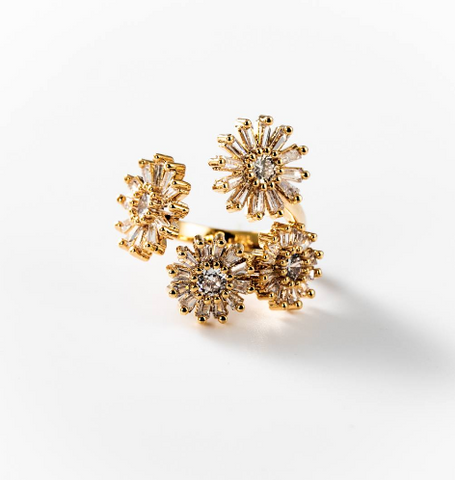Chogan Spring Ring – 24K Gold Plated