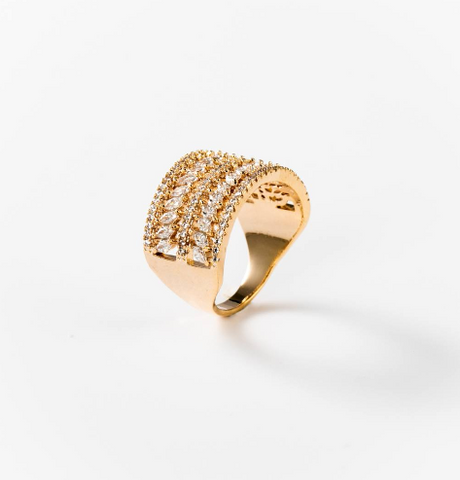 Chogan Milky Way Ring – 24K Gold Plated