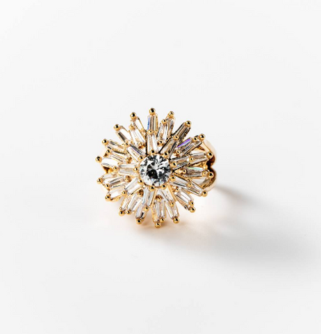 Chogan Daisy Ring – 24K Gold Plated