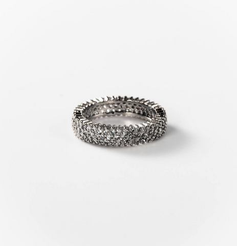 Chogan Circles of Light Ring – Rhodium-Plated (Ref. AS050)