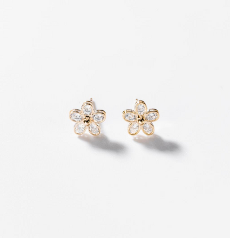 Chogan Dancing Daisies Jewellery Set – 24K Gold Plated