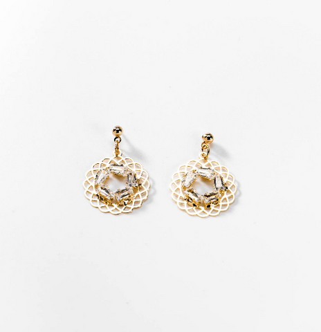 Chogan Mandala Jewellery Set – 24K Gold Plated