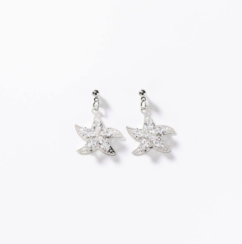 Chogan Starfish Jewellery Set – Rhodium-Plated