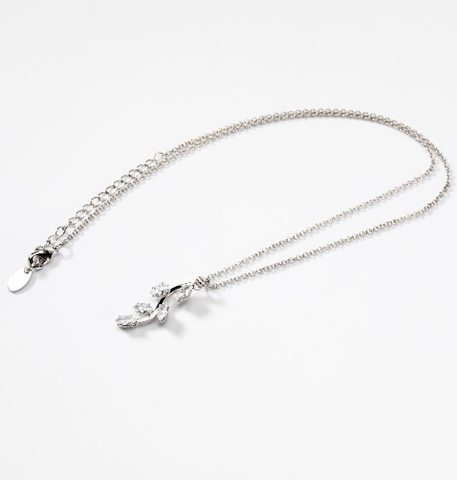 Chogan Sparkling Ivy Jewellery Set – Rhodium-Plated