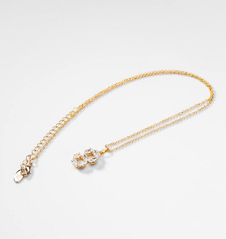 Chogan Sparkling Oval Circles Jewellery Set – 24K Gold Plated