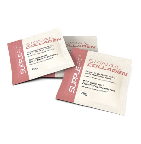 "SKINAIL COLLAGEN supplement with patented CBH-TOTAL™ complex"
